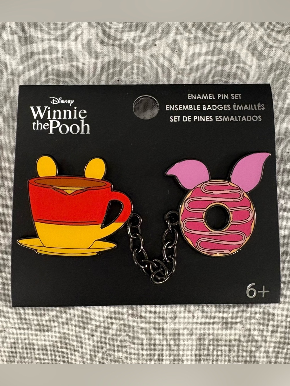 Disney Loungefly - Pooh Teacup & Piglet Donut Enamel Pin Set